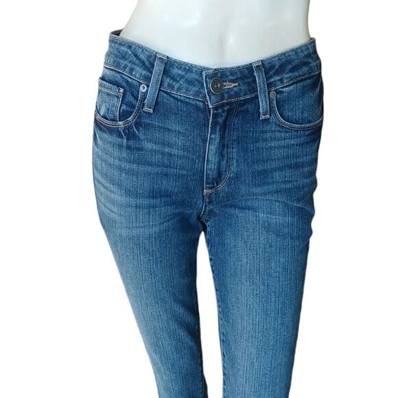 7003732......Paige Straight leg Jeans Size 25, 27"Inseam  9"Rise - Picture 1 of 6